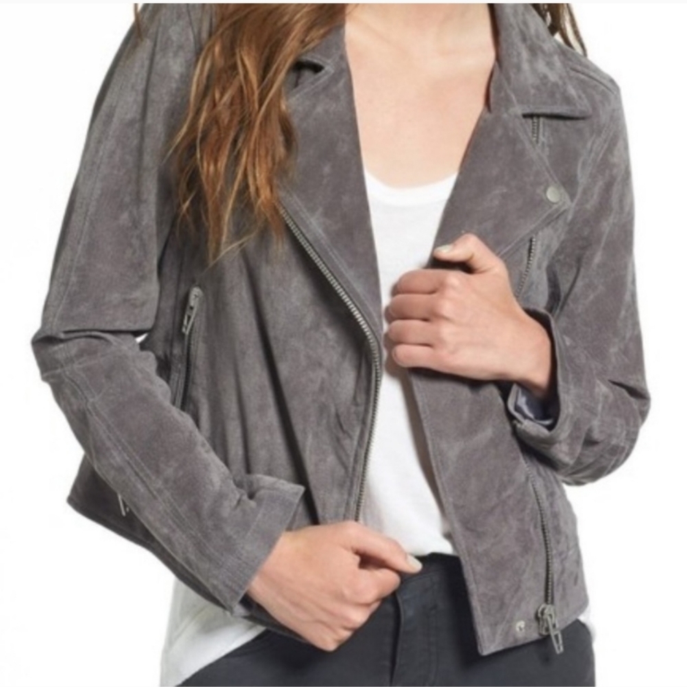 Blank NYC Suede Moto Jacket